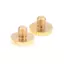 AIHOM M4 Vít Đồng Thau 10x8x4mm Bộ 2 Chiếc Cho Bb Trumpet Alto Horn Dễ Dàng Lắp Đặt Bộ Dụng Cụ Sửa Chữa Nhạc Cụ,