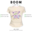 BOOM Áo Baby Tee Nữ Cotton Ôm Body-Áo Thun Ngắn Tay Y2K In Hình PhongCách Mùa Hè, Cổ Tròn Hàng Đầucách hàn quốc phong210