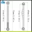Phụ kiện nâng cấp kim loại 8 CÁI Tỉ lệ 1 / 16 Thanh liên kết cố định thay thế cho C64 cho xe RC