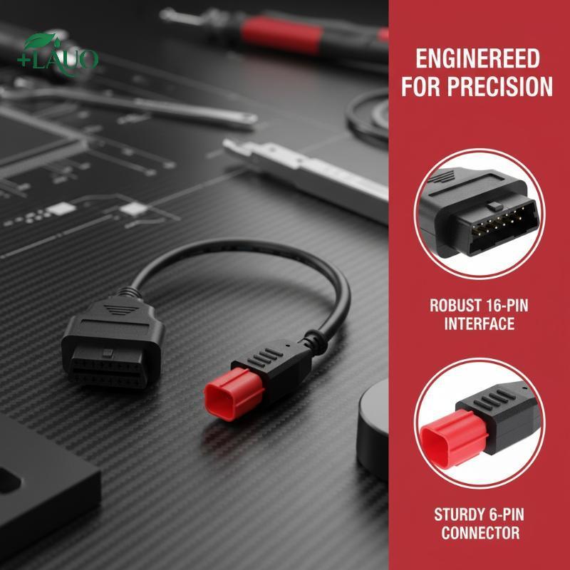 Cáp chẩn đoán Springevenstar 6pin OBDII cho Z-serie Versys-serie Xe máy Qui Quy trình lắp đặt Springevenstar