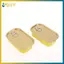 BVY 2 Cái Hộp thiếc Mini rỗng hình chữ nhật bằng kim loại Hộp đựng thực phẩm kín có nắp vòng kéo Hộp lưu trữ tổ chức nhỏ đa năng.