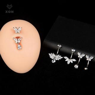 [XON] Nhẫn rốn bướm thời trang đơn giản dành cho nữ Cô gái Nhẫn nút bụng tinh tế Quà tặng trang sức xỏ khuyên bụng gợi cảm [Mina]