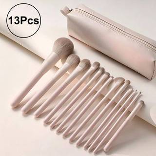 Cọ makeup Người mới bắt đầu trang điểm bàn chải Bộ 7-13pcs Foundation Brush Concealer
