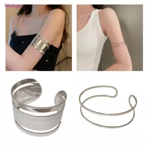 Woke Rỗng Cánh Tay Thời Trang Trên Băng Tay Mở Cánh Tay Vòng Tay Vòng Tay Nữ Trang Sức Cơ Thể
