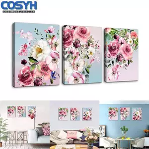<cosyh>Print Painting Canvas Canvas Painting Elegant Triptych Unframed Bedroom