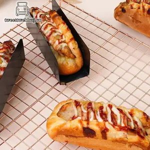 Tweeduj Non-sti Thịt Heo Chop Bun Khuôn Thép Carbon Bánh Mì Khuôn Chữ U Bánh Quy Khuôn Bánh Cho Nhà Bếp Nướng VN