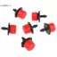 TRTR 50 Chiếc 1 / 4 '' Barb Đỏ Có Thể Điều Chỉnh Vòi Phun Tưới Vườn Tưới Tưới Tưới Rắc Phát Micro Nhỏ Giọt Ban Công Sân Nhà Kính VN