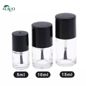 Springevenstar Có Thể Tái Sử Dụng 5ml 10ml 15ml Thủy Tinh Sơn Móng Tay Chai Có Bàn Chải Trống Cho DIY Làm Móng Tay Dầu Bảo Quản Du Lịch Sử Dụng Springevenstar