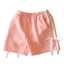 Ở lại Tập Đi Bé Gái Cotton Cảm Thấy Quần Short Playful Nơ Giọng Co Giãn Thoải Mái Phù Hợp