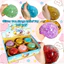 8.5cm Chảy Lấp Lánh Baozi Squishy Đồ Chơi Có Hộp Hấp Bền Chống Rò Rỉ TPR Bóng Căng Thẳng Cho Văn Phòng Tại Nhà Lớp Học