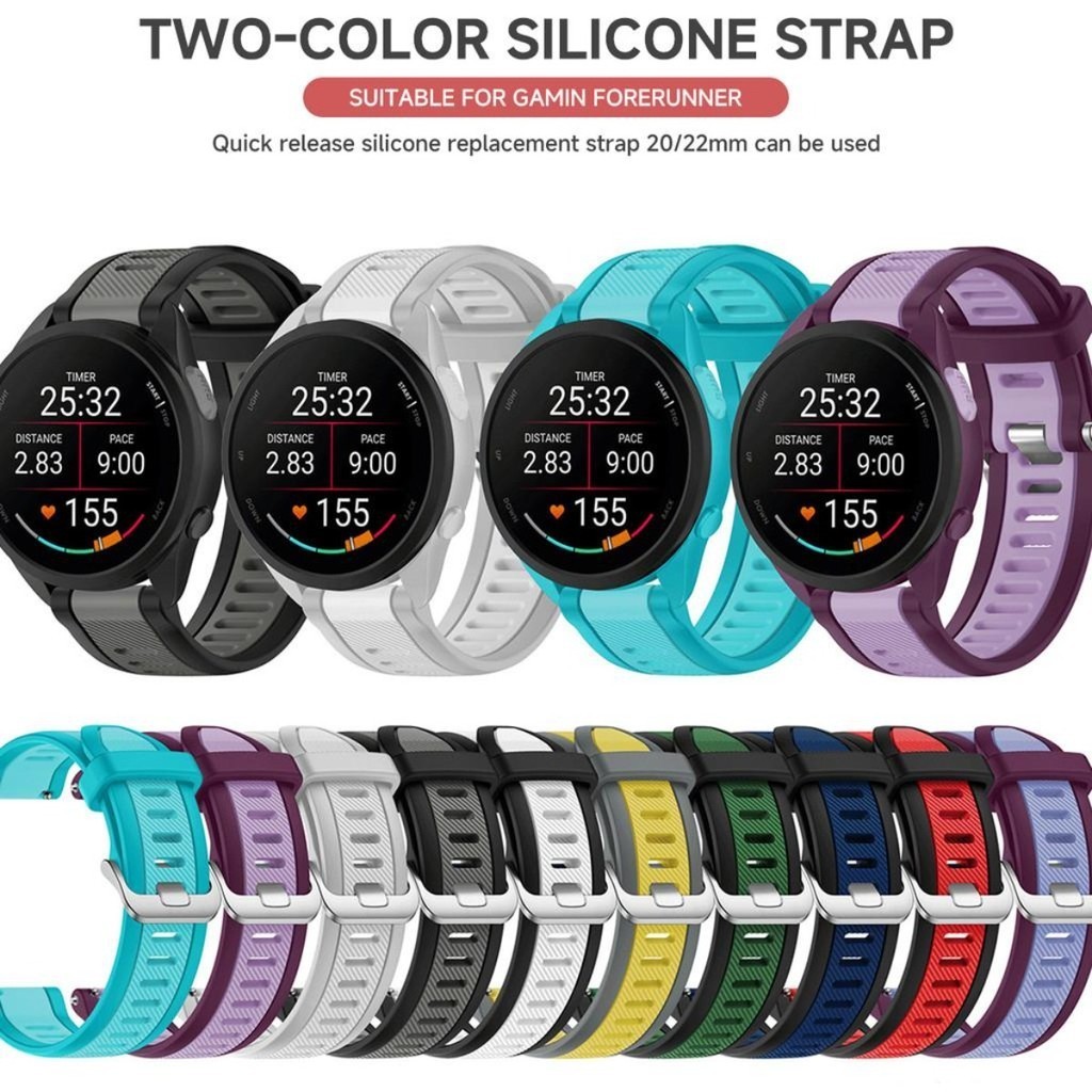 Ốp lưng TPU + dây đeo silicon cho Redmi Watch 5 Active / Lite bảo vệ màn hình dây đeo thể thao hai màu
