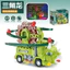 Trẻ em Điện Đa Năng Đường Sắt Kỹ Thuật Xe Vịt Nhỏ Leo Cầu Thang Bánh Xe Ferris Xe Cứu Hỏa Đồ Chơi Leo Núi Âm Thanh Ánh Sáng 26.5.22