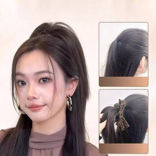 35cm Dài Thời Trang Mới Thẳng Đuôi Ngựa Tóc Giả Cho Nữ Cao Đuôi Ngựa Bím Tóc Nối Dài Đuôi Tóc Giả