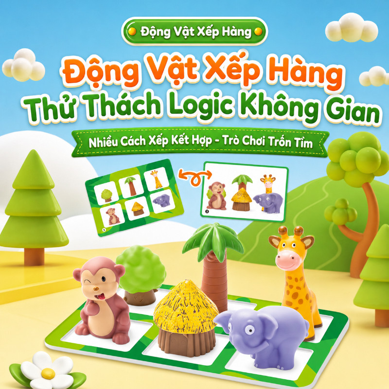 Đồ Chơi Giáo Dục Sớm Cho Bé –nhận Biết Màu Sắc Và Kích Thước, Giúp Bé Rèn Luyện Tư Duy Logic,An Toàn Cho Trẻ Nhỏ