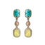 Bông tai thanh lịch viền dài Zircon sang trọng tinh tế