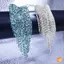 Dây chuyền kim cương giả rực rỡ Ve áo Pin sel Mặt dây chuyền cho nữ Áo khoác thời trang Quà tặng mới