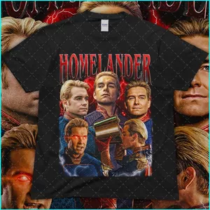 SY3 Homelander The Boys Series 5 220g cotton Dày Áo Thun Siêu Anh Hùng Tee Phim Quạt Quà Tặng YS3