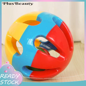 < Pluscloth > Bóng lục lạc cho bé đầy màu sắc Chịu nhiệt độ cao ABS Răng hàm Đồ chơi hấp dẫn dễ thương Quà tặng cho bé