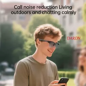 Kính Dịch Thuật DARON AI, Kính Thông Minh Dịch Thuật Bluetooth 6.0 AI, Đa Năng 144 Ngôn Ngữ Ghi Âm Hội Thoại Kính Mát Thông Minh Bluetooth Cho Nữ