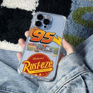 Ốp điện thoại hoạt hình hoạt hình Lightning Racing Thích hợp cho iPhone 12promax xs xr 12 13 14 15 promax 16promax 17 16 11 pro max Vỏ trong suốt linh hoạt chống sốc