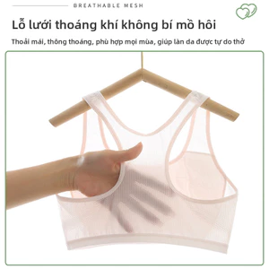 Thích hợp cho bé gái 9-13 tuổi Đồ lót 3 mảnh trong giai đoạn phát triển sớm.