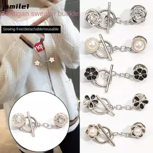 Trâm cài trang trí cổ điển SMILE, Ghim quần áo cố định có thể tháo rời không cần đinh Cài áo chống ánh sáng, Thời trang chống ánh sáng Hiện vật Chân nút Kẹp cổ áo Pin cố định Quần áo