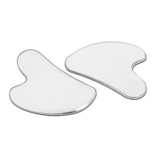 ELBBKG 1 Thép Không Gỉ Gua Sha Cạp Máy Mát Xa Cho Mặt Ne Body Guasha Massage Dụng Cụ Chăm Sóc Da Mặt Guasha Ban Máy Mát Xa Mặt Mới