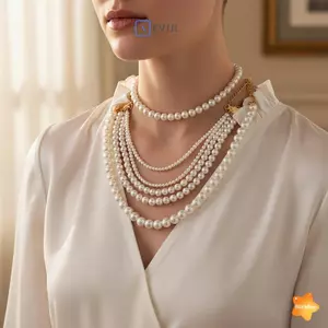 Nhẫn Ngọc Trai Giả Trắng Nelace Cho Quà Tặng Trang Sức Cưới Đáng Nhớ Mới
