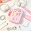 Dễ Thương Kirby Di Động Power Bank Tổ Chức - Túi Bảo Quản Cáp Hai Lớp Cho Du Lịch Túi Tiện Ích Chống Thấm Nước