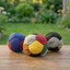 < Pluscloth > Bộ 3 túi đựng chân dệt kim thủ công – Quả bóng đầy màu sắc dành cho trẻ em Trò chơi ném ngoài trời để cải thiện sự cân bằng Đồ chơi giáo dục vui nhộn cho trẻ em Đông Nam dành cho người lớn