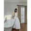 Milyfashion Retro Chấm Bi Ống Top Hot Girl Gợi Cảm Ôm Không Tay Ngắn Hàng Đầu Kỳ Nghỉ Mặc Nữ E930