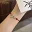PNPIA- 2 Chiếc Phù Hợp Với Cá Bện Tình Bạn Vòng Tay Dây Đỏ Trang Sức Dây Bện Vòng Tay Dành Cho Người Bạn Thân Nhất Cặp Đôi