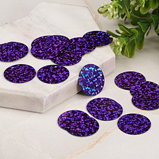 40-50mm Tròn Kim Sa Lấp Lánh Handmade DIY Phụ Kiện Trang Sức Laser Lỗ Tròn Kim Sa Lấp Lánh Trang Phục Phụ Kiện Khiêu Vũ GVB5