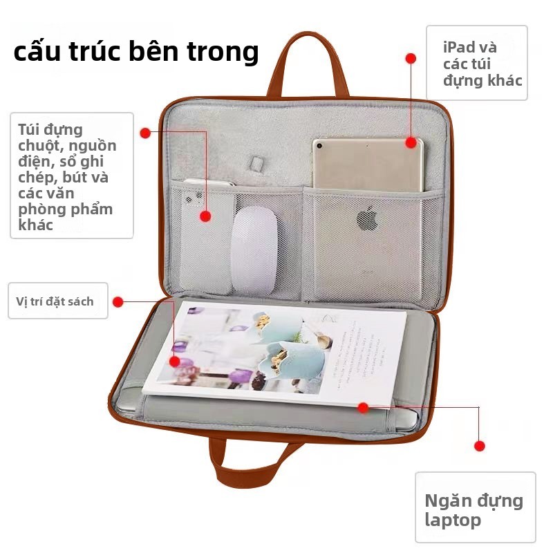Túi Máy Tính Dễ Thương Đeo Vai Túi Có Thể Bao Hành Lý Di Động Chống Thấm Nước Chống Sốc Thích Hợp Cho Tất Cả Các Loại Máy Tính Bảng