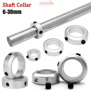 ITRUMPET 1 Chiếc Vòng Giới Hạn Khóa Cố Định, Vòng Giữ Hợp Kim Nhôm Định Vị Trục, Có Ốc Vít Đường Kính 6-30 Mm Dừng Loại Vít Vòng Giữ