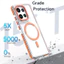 Ốp lưng trong suốt từ tính chống sốc, thiết kế thanh lịch, tương thích với OPPO Reno 14, 14Pro, 14F, 13, 12, 11, 10, 13F, 12F, A5 Pro, A80, A79, A78 5G, A60, A40, A58, A38 4G, với magnetic ha