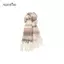 AqToCna Mùa Đông Mới Giả Khăn Cashmere Cho Nữ Maillard Cao Cấp Phong Cách Hàn Quốc Ấm Áp Retro Thời Trang Đa Năng Thi Khăn Choàng AqToCna