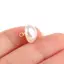 Nhíp 10 Cái 10 Mm / 12 Mm Nấm Giả Nhựa Áo Sơ Mi Hình Bán Nguyệt Ngọc Trai Nút Chân Cho Quần Áo Trang Trí Mini May DIY VN