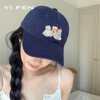 Mũ YIFEN Xuân Hè Gấu Thêu Mũ Bóng Chày Cao Cấp Cảm Giác Bốn Mùa Phù Hợp Với Mũ Chống Nắng Phiên Bản Hàn Quốc Thường Ngày Mũ Dễ Thương