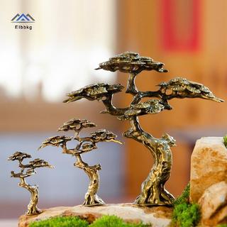 ELBBKG Mini Wee Thông Thu Nhỏ Tượng Đồng Nhỏ Giả Cây Trang Trí Cho Tượng Thu Nhỏ Trang Trí Cảnh Quan Mới