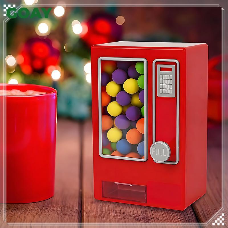 GOAY Candy Dispenser Máy bán hàng tự động dễ thương cho máy tính để bàn Hướng dẫn sử dụng Máy làm kẹo phân phối kẹo Mini Quà tặng sinh nhật & Giáng sinh, Quà tặng cho bạn bè Bạn gái VN