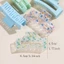 SMILE 5 Cái / bộ Kẹp Tóc, Hình Chữ Nhật Nhựa Rỗng Vuốt Tóc Kẹp, Chống Trơn Trượt In Hoa Phụ Kiện Tóc Nữ Bé Gái