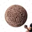 Bóng Callus cầm tay PYCOU, Đá nham thạch tự nhiên Callus Building Hand Grip Ball, Mini 5cm Họa tiết xốp Grip Strength Training Ball cho Climbers Cử tạ