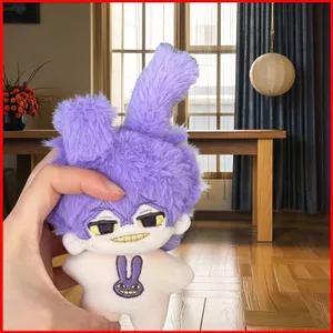 BH2 The Amazing Digital Circus Jax Plushie Tai thỏ tím dễ thương Túi búp bê Cotton sang trọng Charm HB2