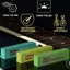 Toyuvn Khối đánh bóng băn khoăn Dụng cụ tẩy đàn guitar đa chức năng Hoạt động dễ dàng 3 CÁI Kích thước nhỏ gọn Chống mài mòn với hộp lưu trữ cho đàn guitar cổ điển dân gian