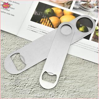Dụng cụ mở nắp chai bia bền Mini N & X Dụng cụ mở nắp chai tốc độ phẳng bằng thép không gỉ.