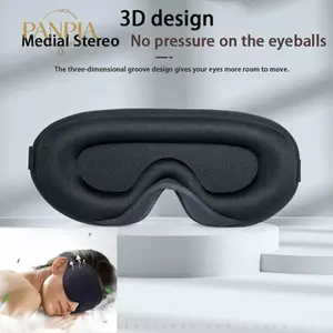 PNPIA- Mặt nạ ngủ bằng lụa 3D Mặt nạ ngủ mềm mịn cho mắt Du lịch che bóng Thư giãn khi ngủ Vỏ mắt Hỗ trợ ngủ