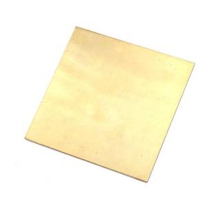 [KTP] Đồng thau kim loại mỏng tấm lá mỏng tấm dày 0.5mm/0.8mm/1mm/2mm 100x100mm Bộ phận tự làm