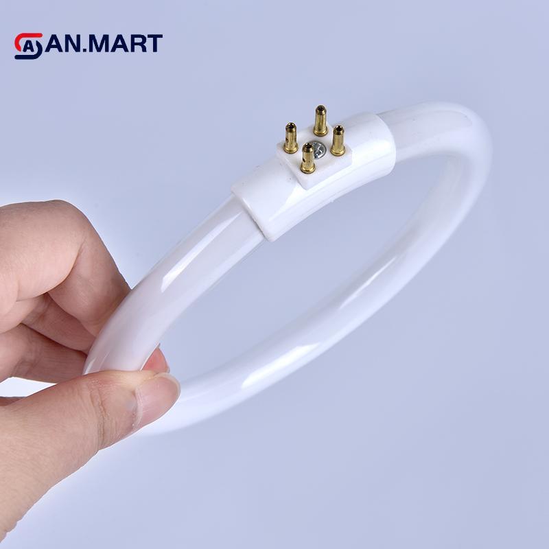 AN.MART 11W T4 Ống tròn hình khuyên Bóng đèn Vòng huỳnh quang Ống đèn có 4 chân VN
