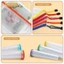 Túi dây kéo lưới BEABOUT, Túi đựng bút trong suốt PVC, Túi đựng hồ sơ dày chống thấm nước bền bỉ Trường học & Văn phòng